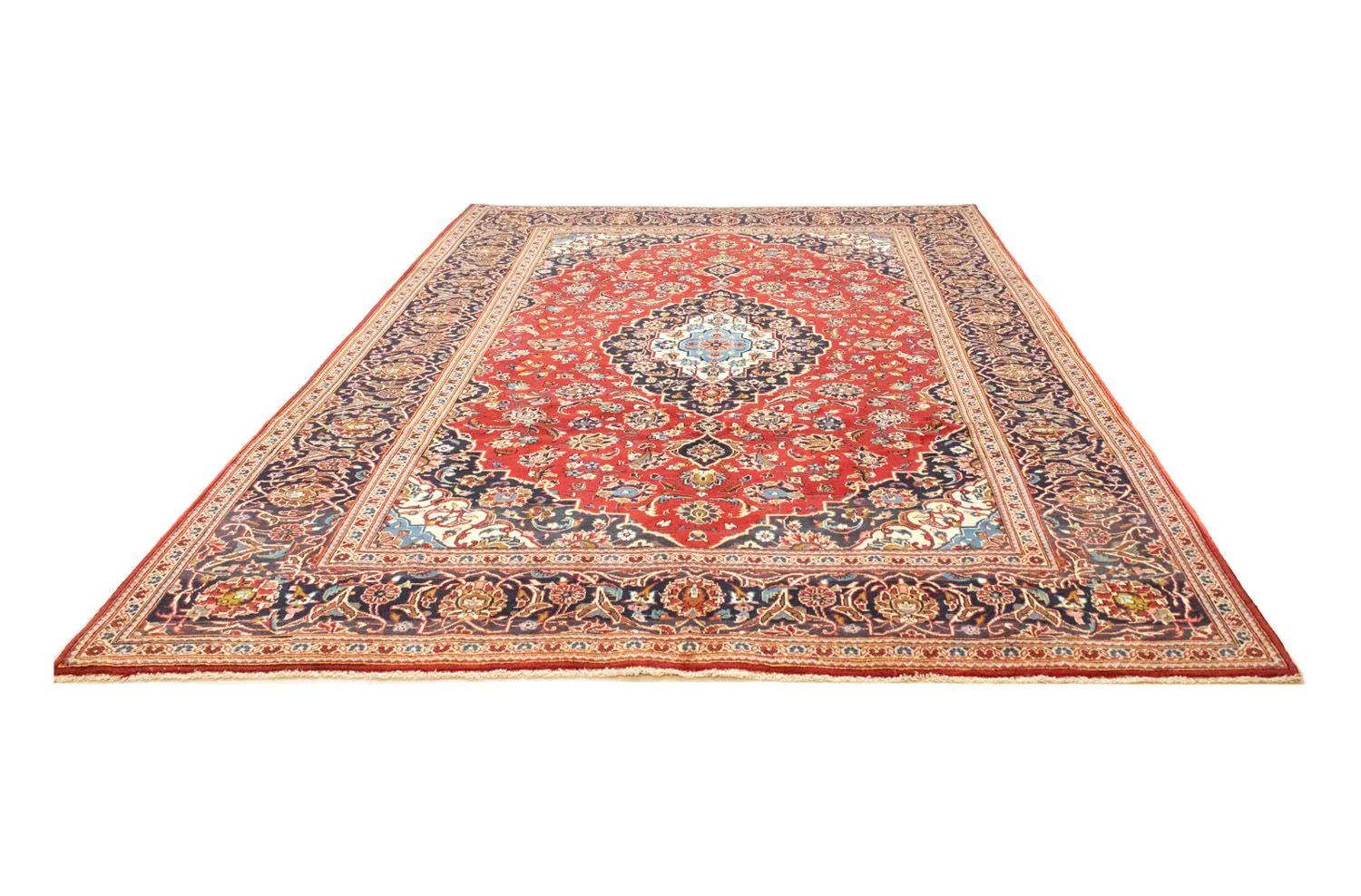 Perserteppich - Keshan 340 x 245 cm - rot - Image 5