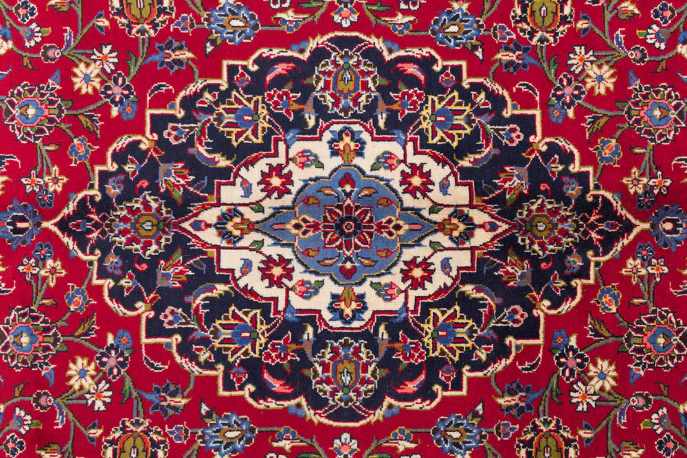 Perserteppich - Keshan - 340 x 250 cm - rot - Image 7