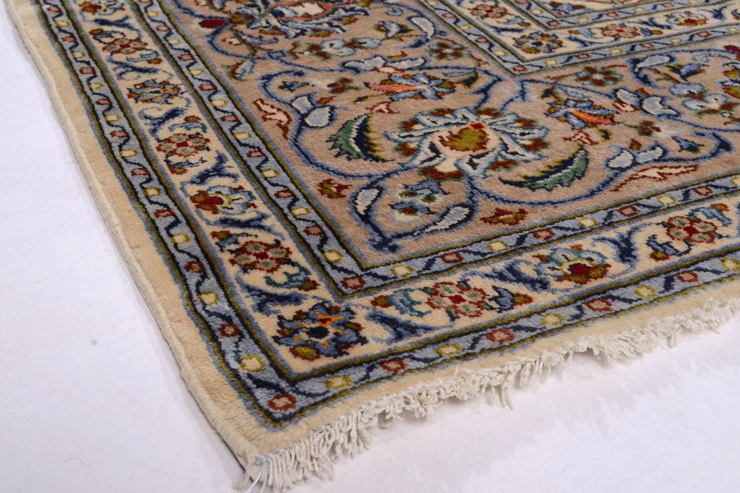 Perserteppich - Keshan 342 x 243 cm - beige - Image 3