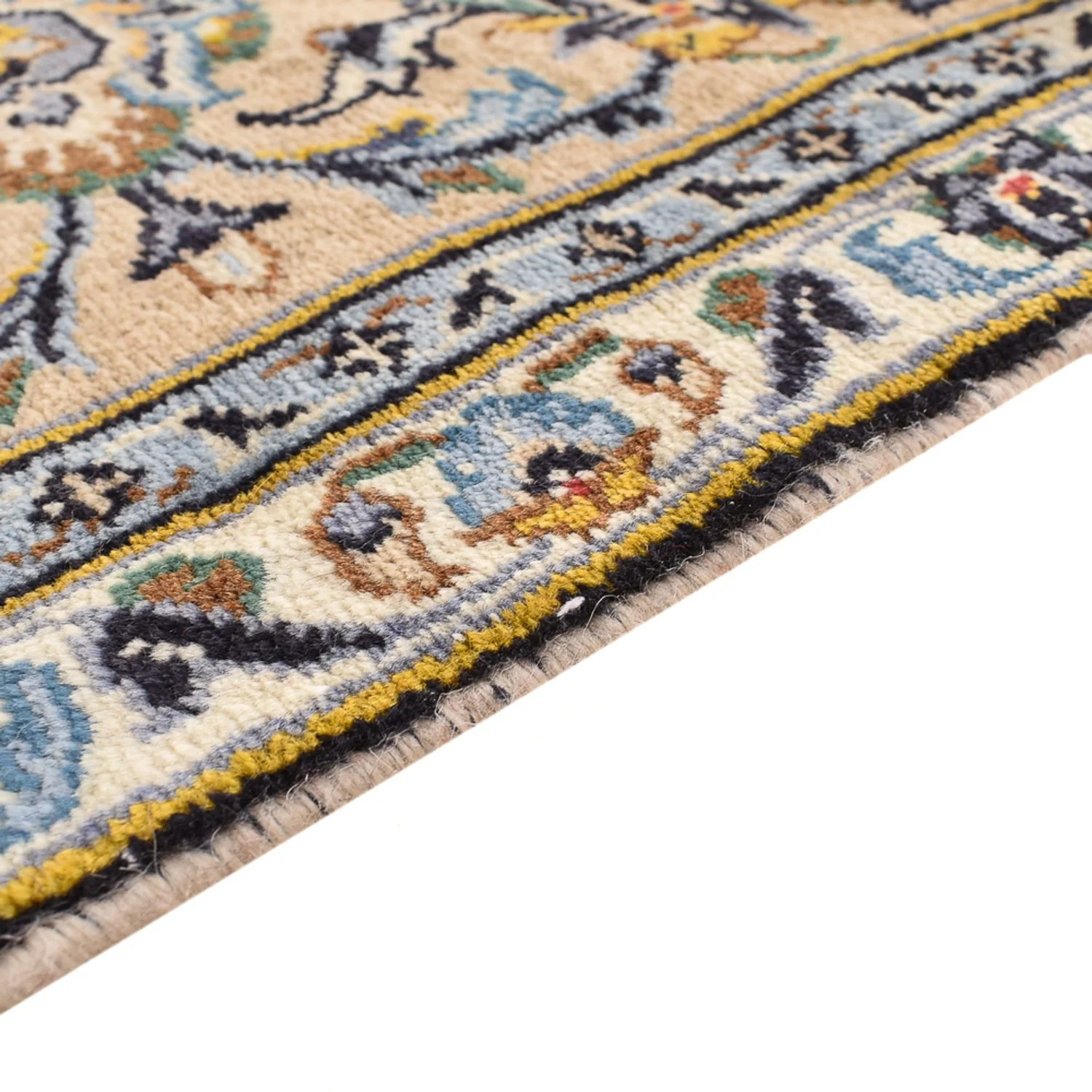 Perserteppich - Keshan - 343 x 238 cm - hellbeige - Image 3