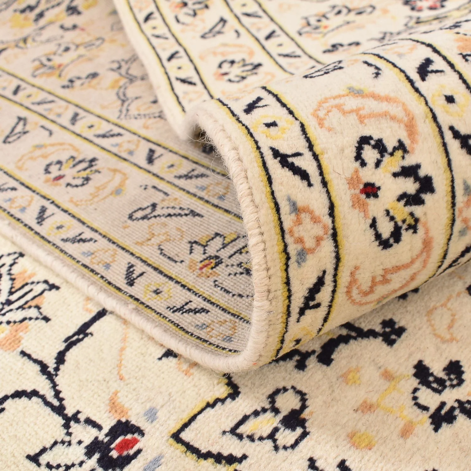 Perserteppich - Keshan - 343 x 243 cm - beige - Image 4