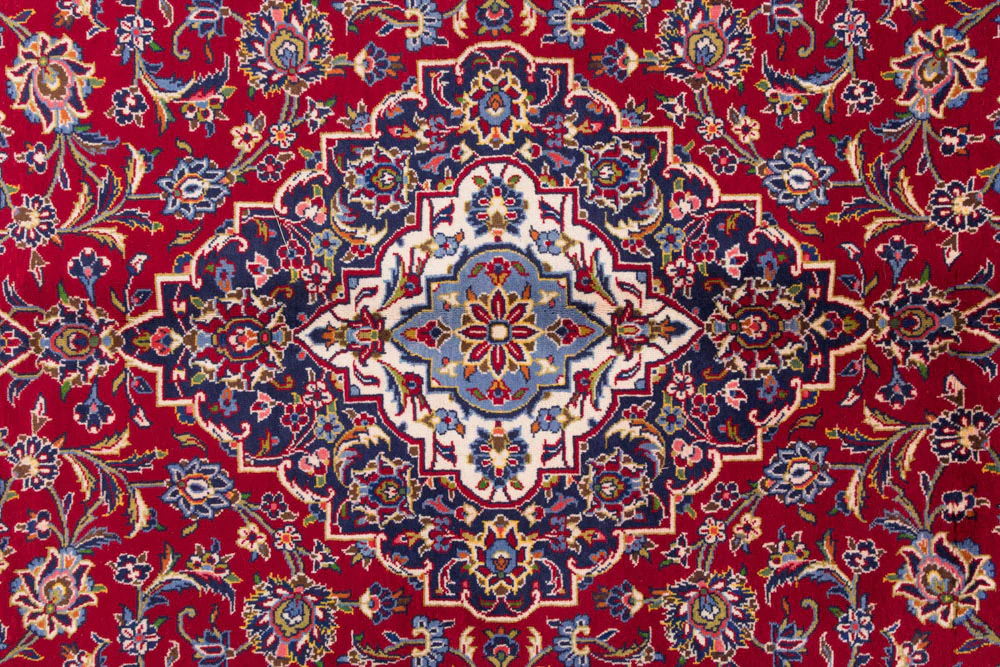 Perserteppich - Keshan - 345 x 233 cm - rot - Image 8