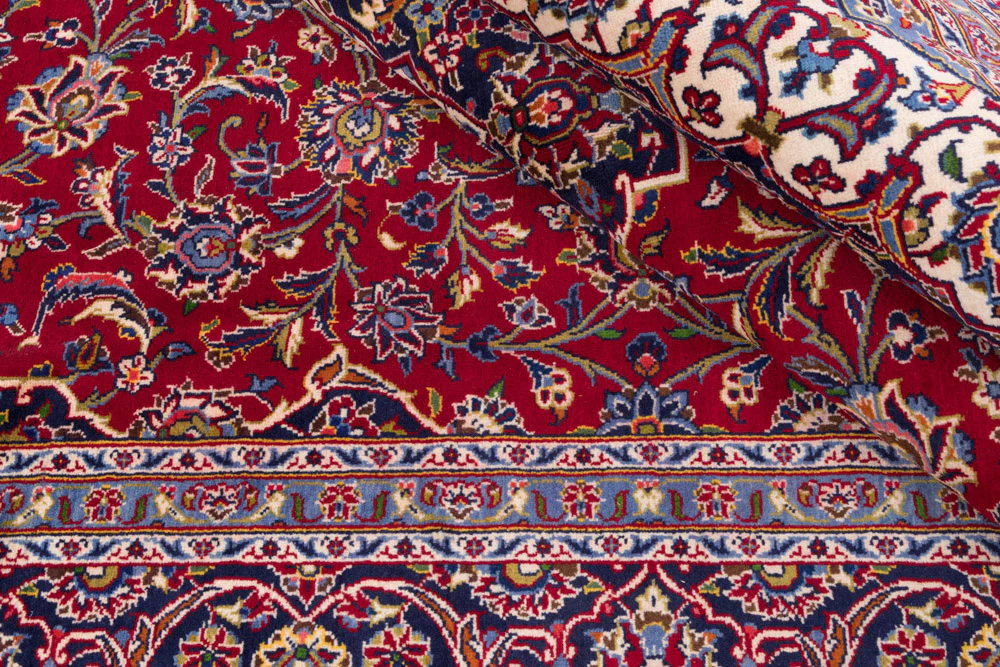 Perserteppich - Keshan - 345 x 233 cm - rot - Image 9
