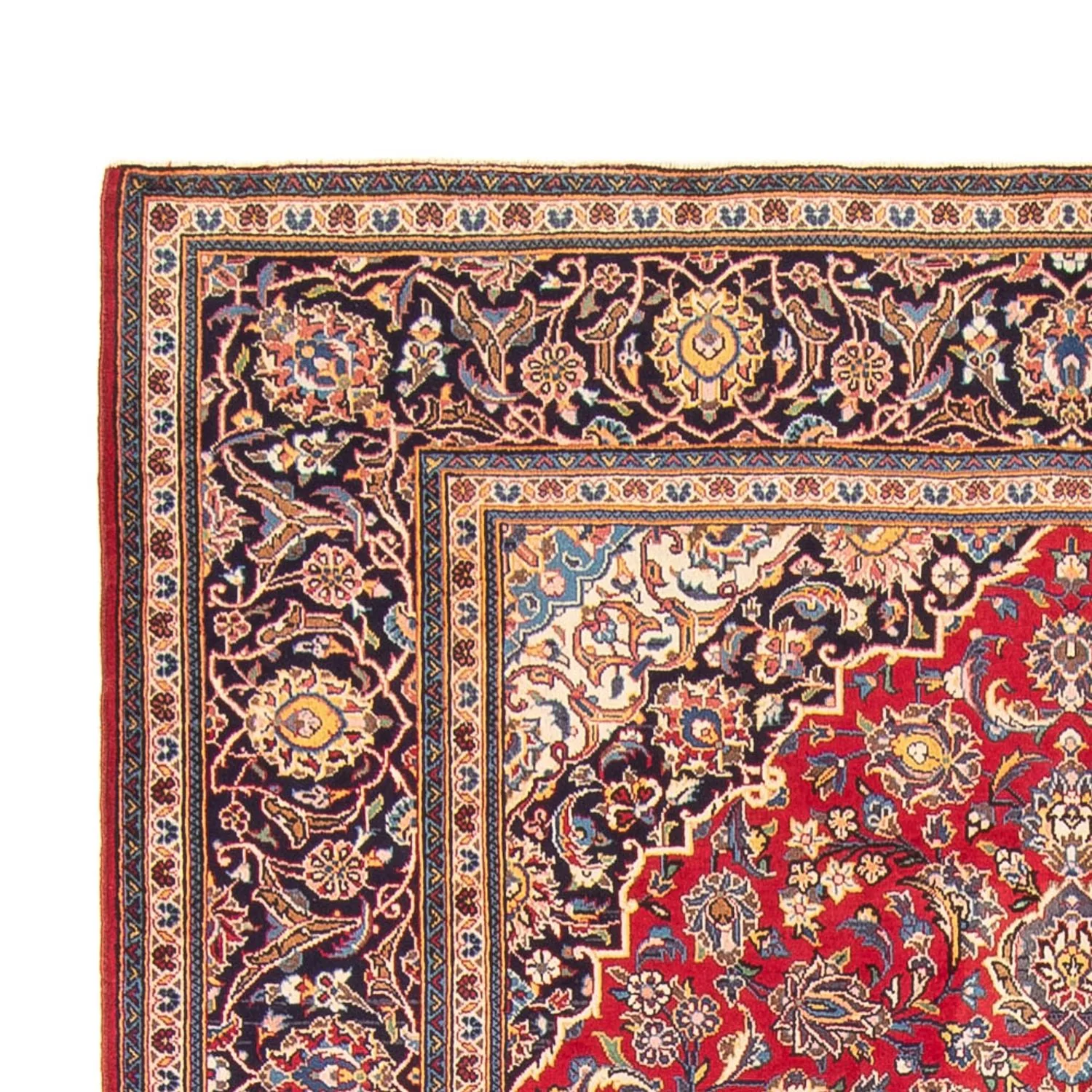 Perserteppich - Keshan - 346 x 250 cm - rot - Image 3