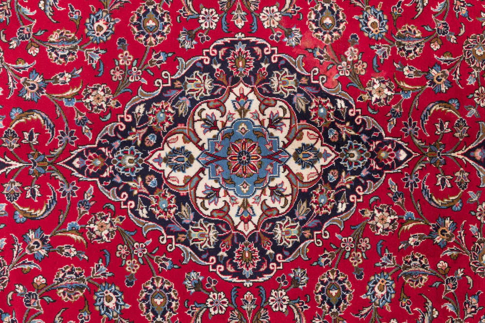 Perserteppich - Keshan - 347 x 247 cm - rot - Image 7