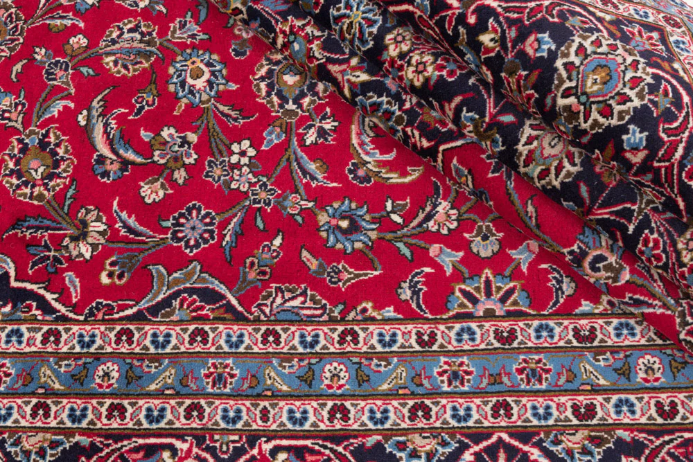 Perserteppich - Keshan - 347 x 247 cm - rot - Image 8