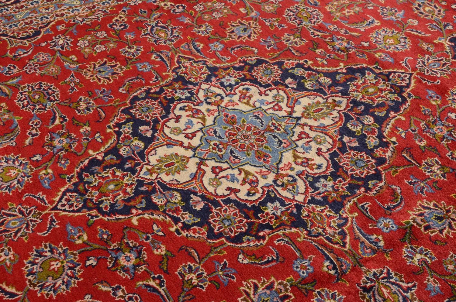 Perserteppich - Keshan 349 x 239 cm - rot - Image 2