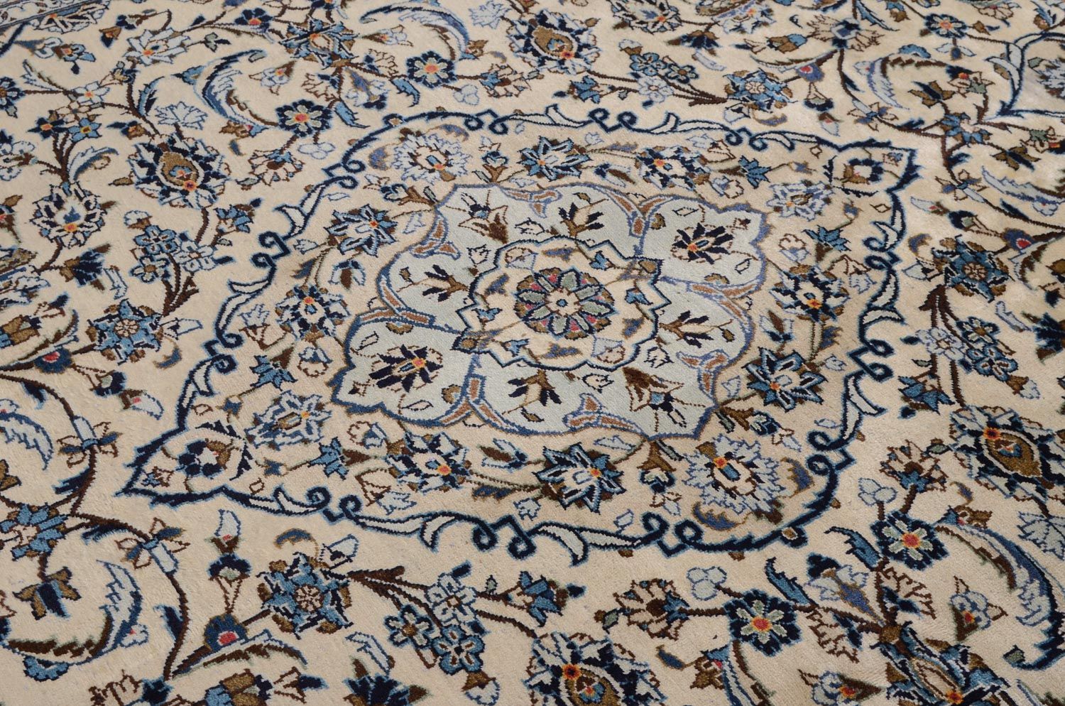 Perserteppich - Keshan 349 x 248 cm - beige - Image 2