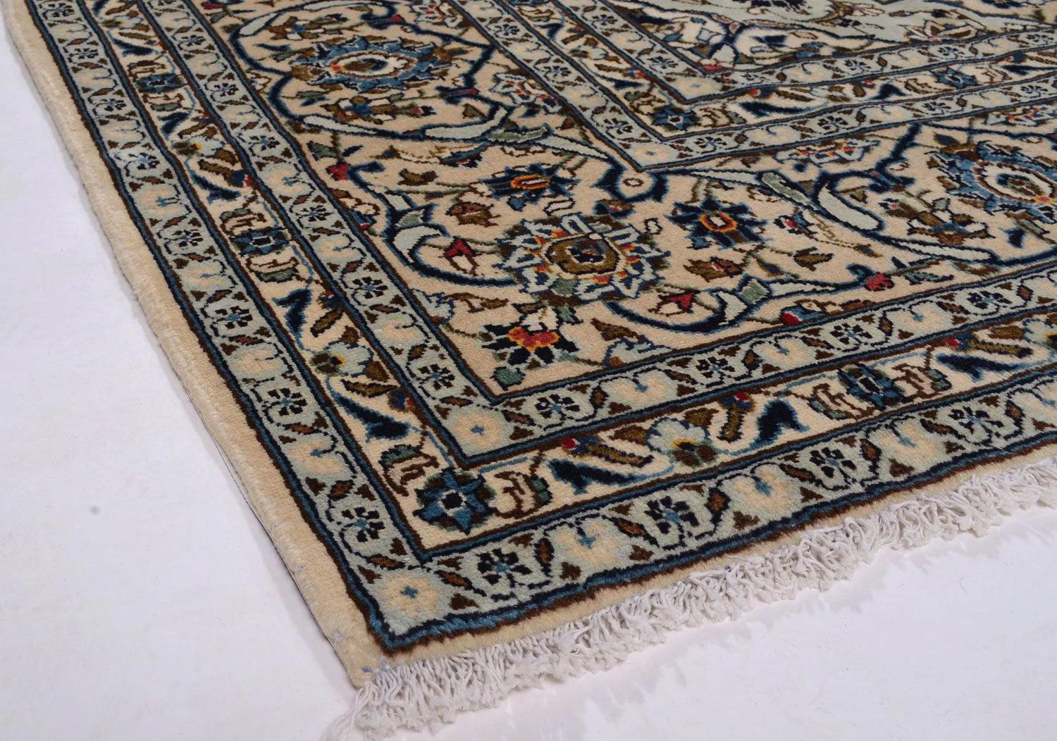 Perserteppich - Keshan 349 x 248 cm - beige - Image 3