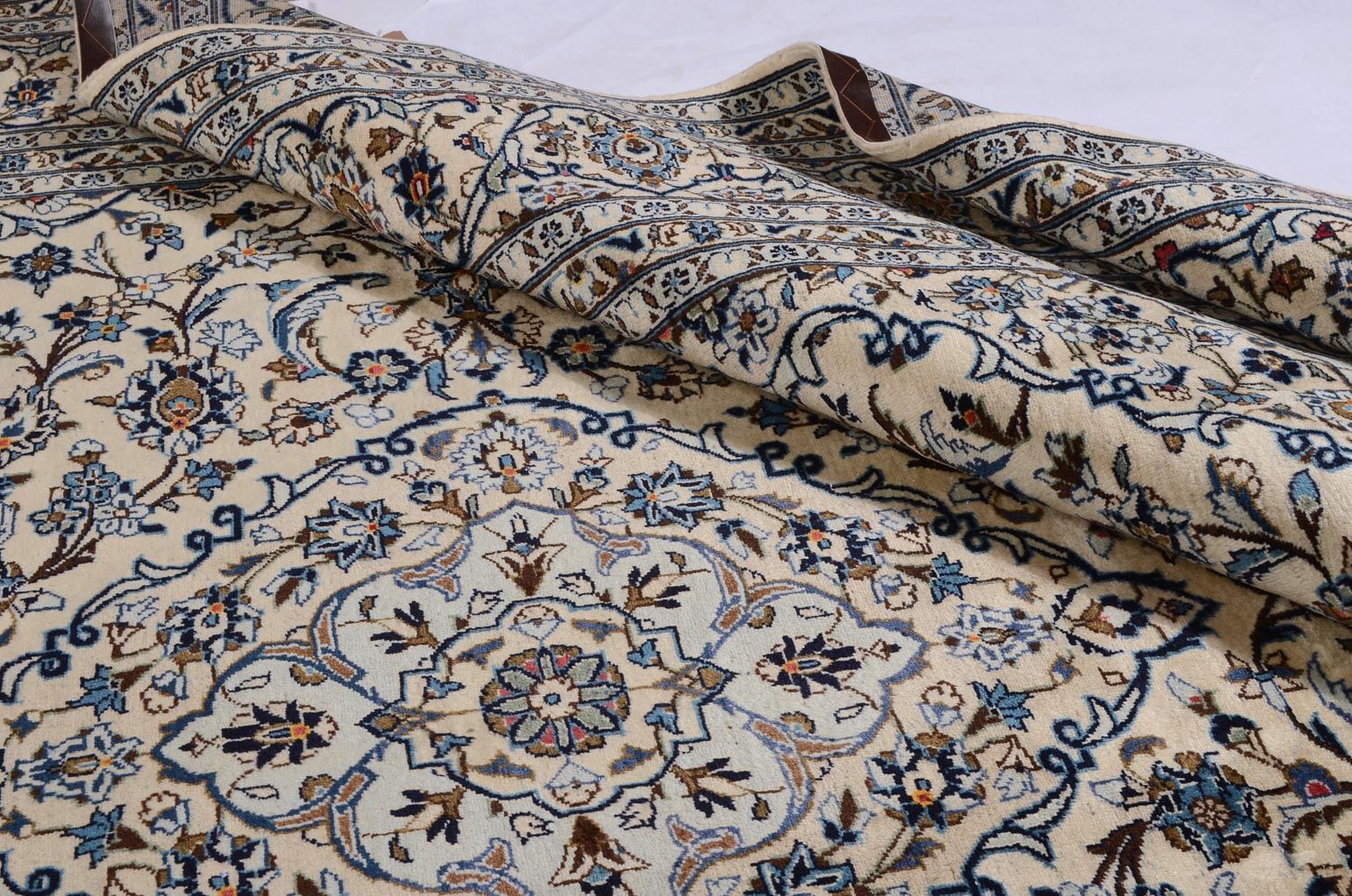 Perserteppich - Keshan 349 x 248 cm - beige - Image 4