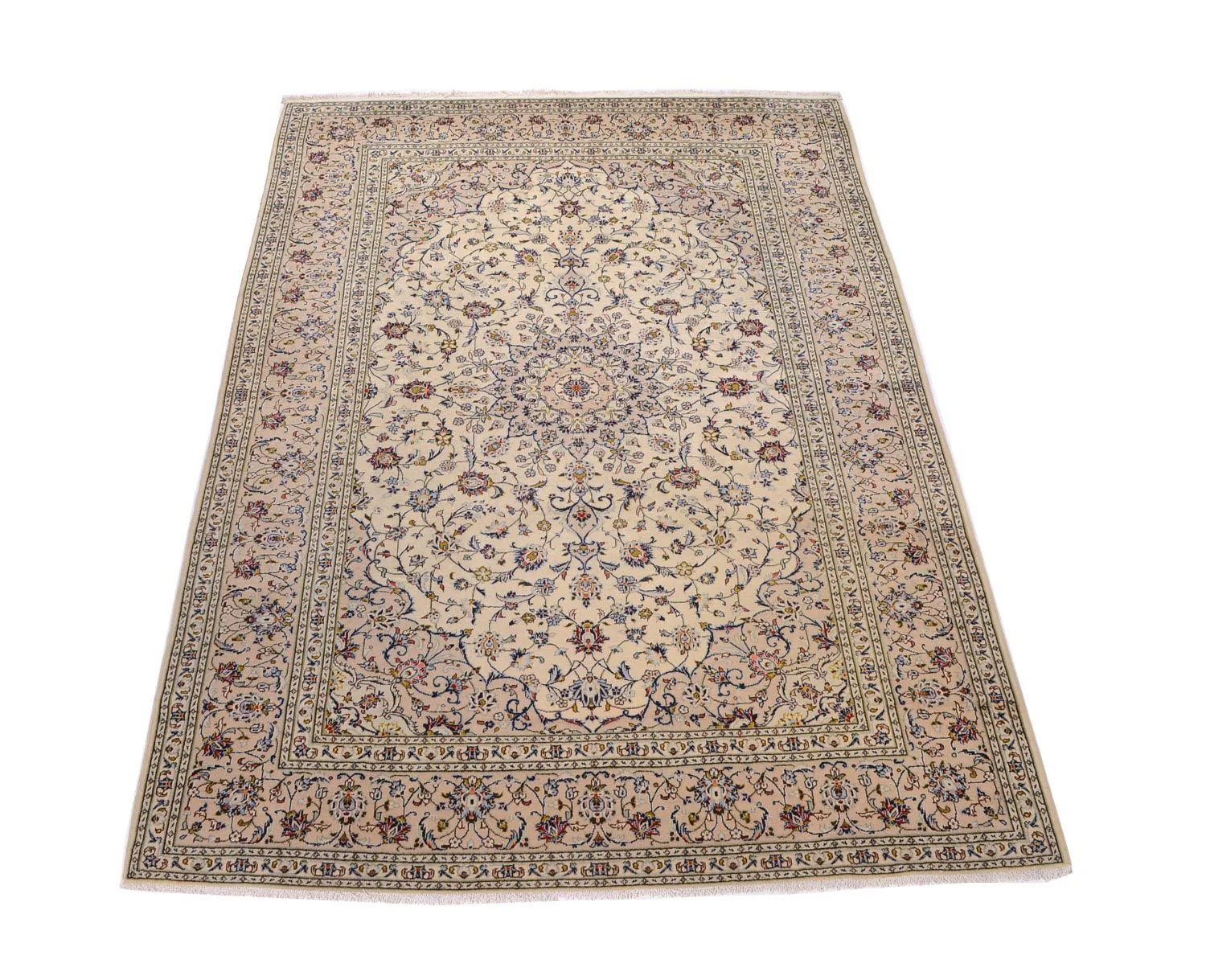 Perserteppich - Keshan 350 x 246 cm - beige - Image 4