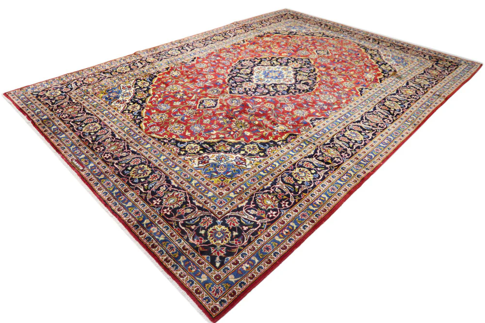 Perserteppich - Keshan - 350 x 250 cm - rot - Image 3