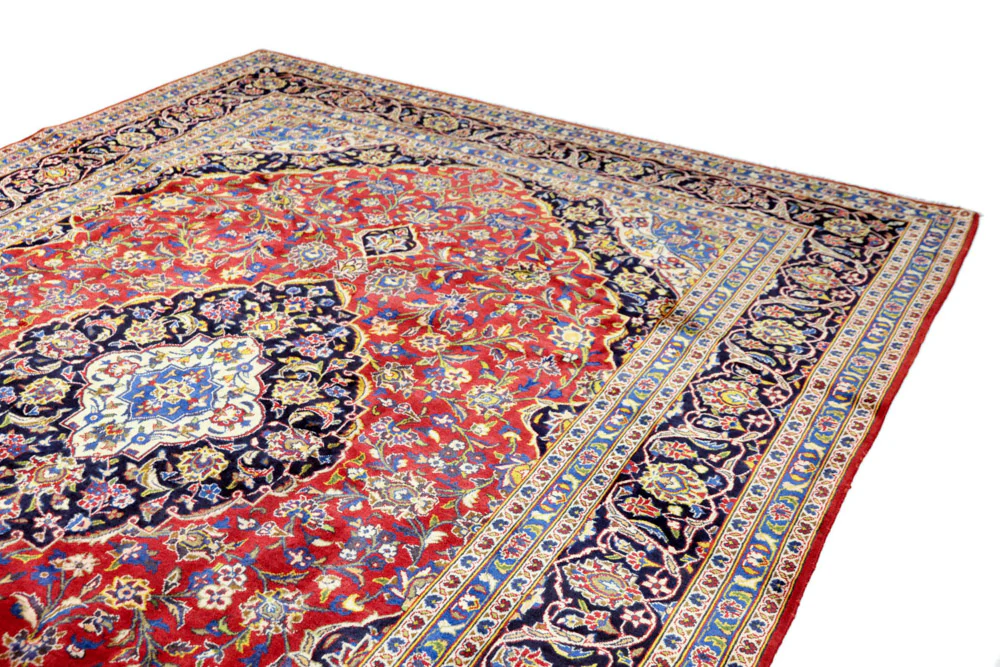Perserteppich - Keshan - 350 x 250 cm - rot - Image 4