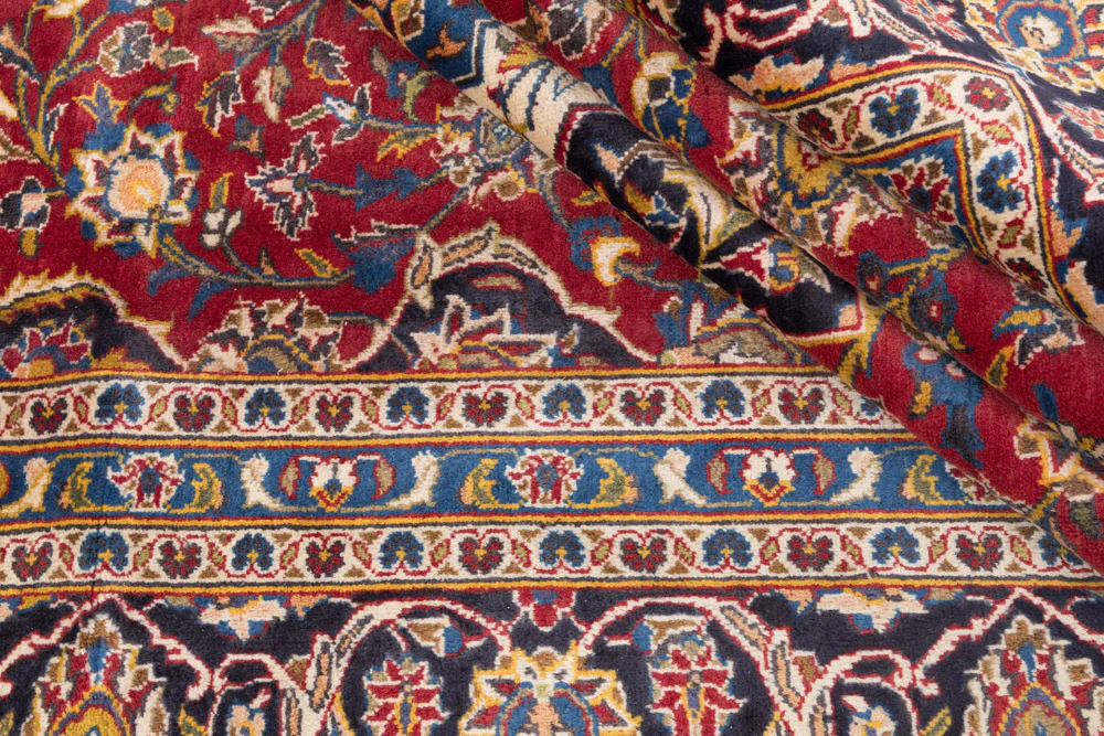 Perserteppich - Keshan - 350 x 250 cm - rot - Image 9