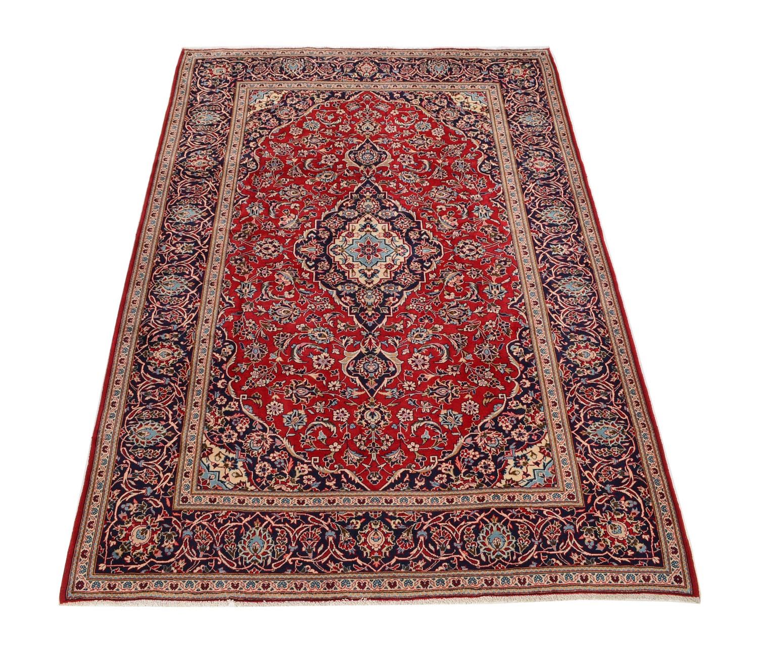 Perserteppich - Keshan 351 x 239 cm - rot - Image 5