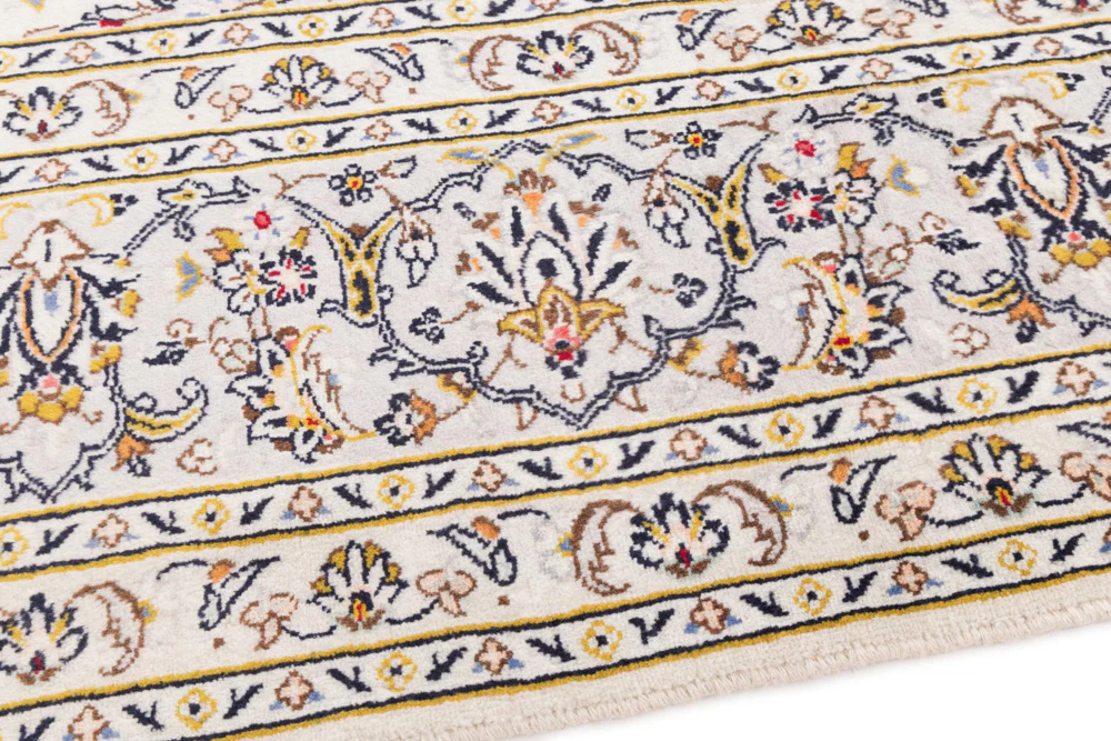 Perserteppich - Keshan - 353 x 240 cm - weiß - Image 4