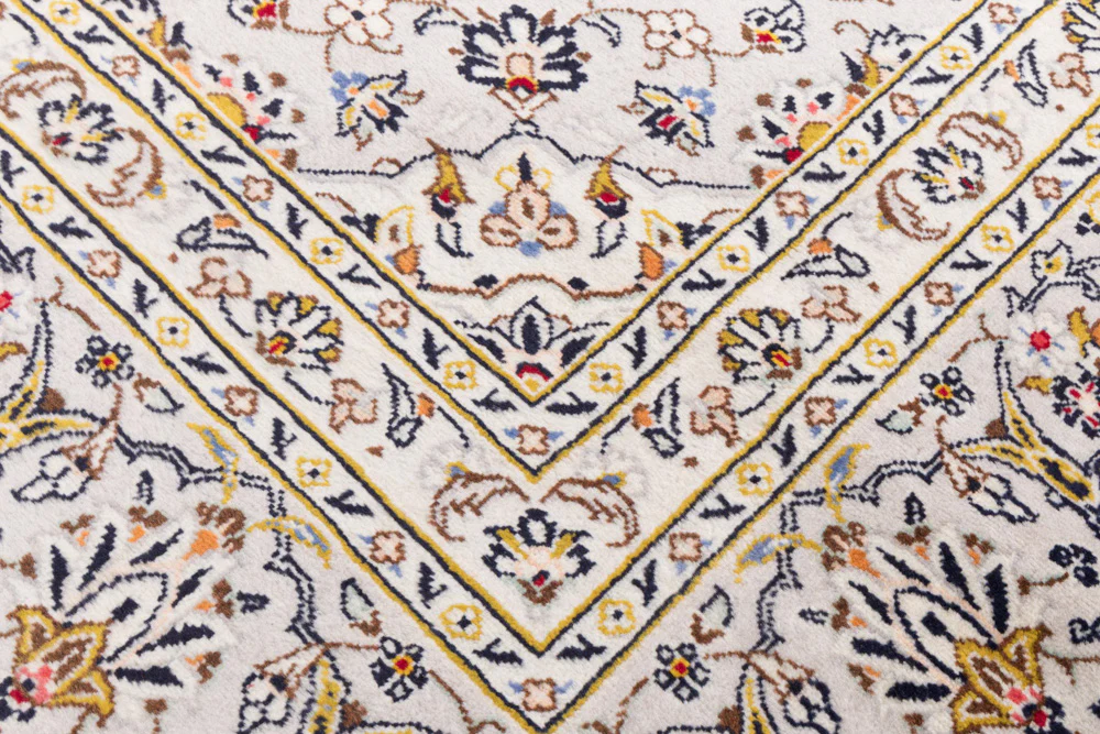 Perserteppich - Keshan - 353 x 240 cm - weiß - Image 6