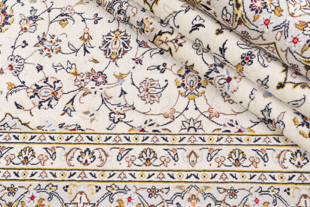 Perserteppich - Keshan - 353 x 240 cm - weiß - Image 9
