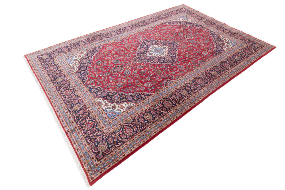 Perserteppich - Keshan - 355 x 240 cm - rot - Image 2