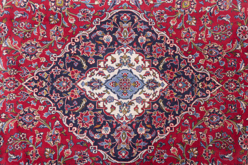 Perserteppich - Keshan - 355 x 240 cm - rot - Image 7