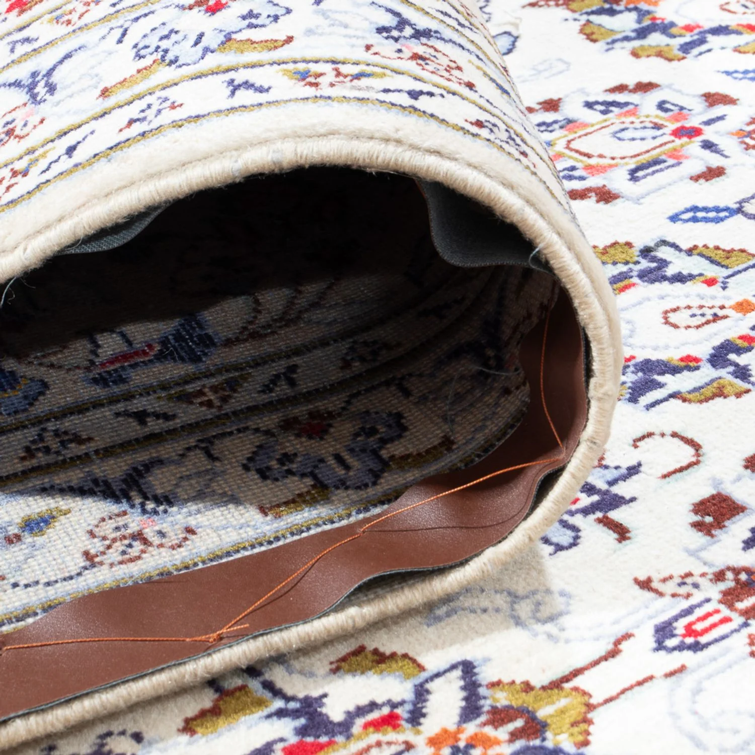 Perserteppich - Keshan - 355 x 245 cm - beige - Image 4
