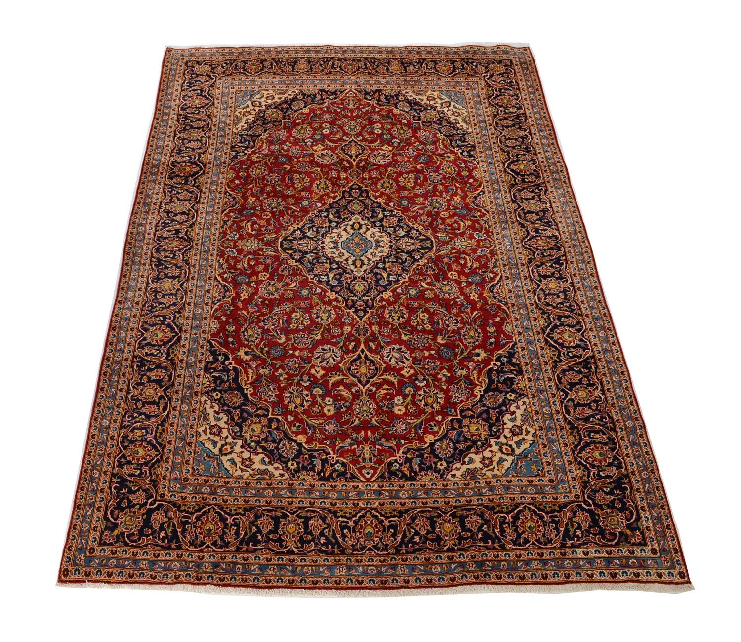 Perserteppich - Keshan 358 x 246 cm - rot - Image 5