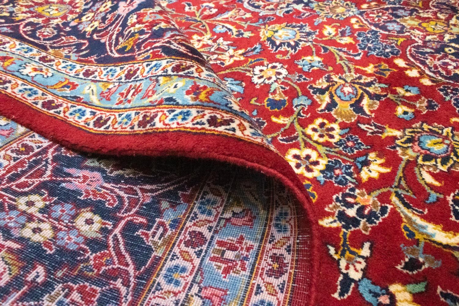 Perserteppich - Keshan 362 x 250 cm - rot - Image 4