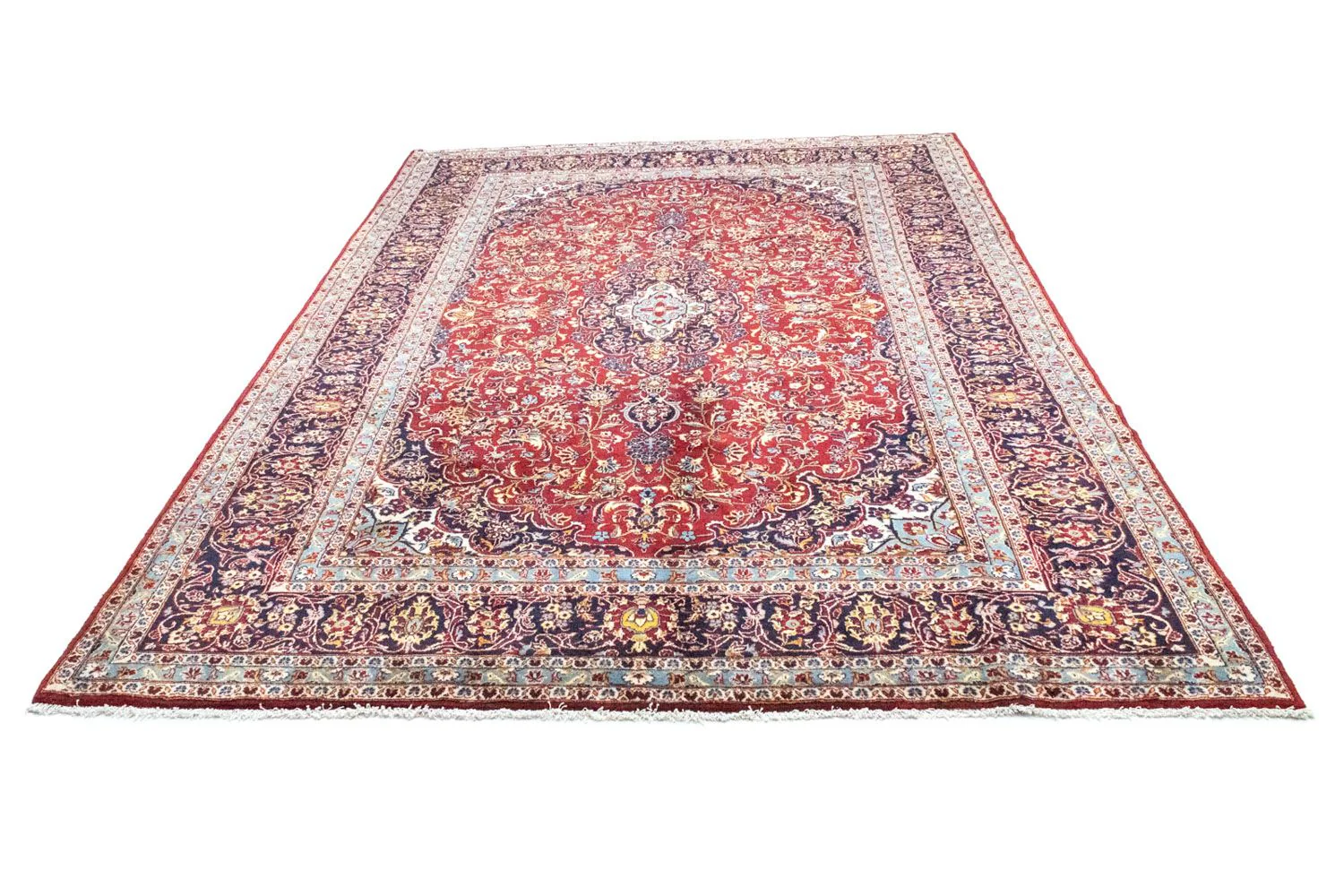 Perserteppich - Keshan 362 x 250 cm - rot - Image 5