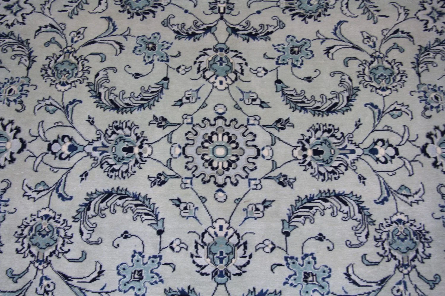 Perserteppich - Keshan 362 x 251 cm - blau - Image 2