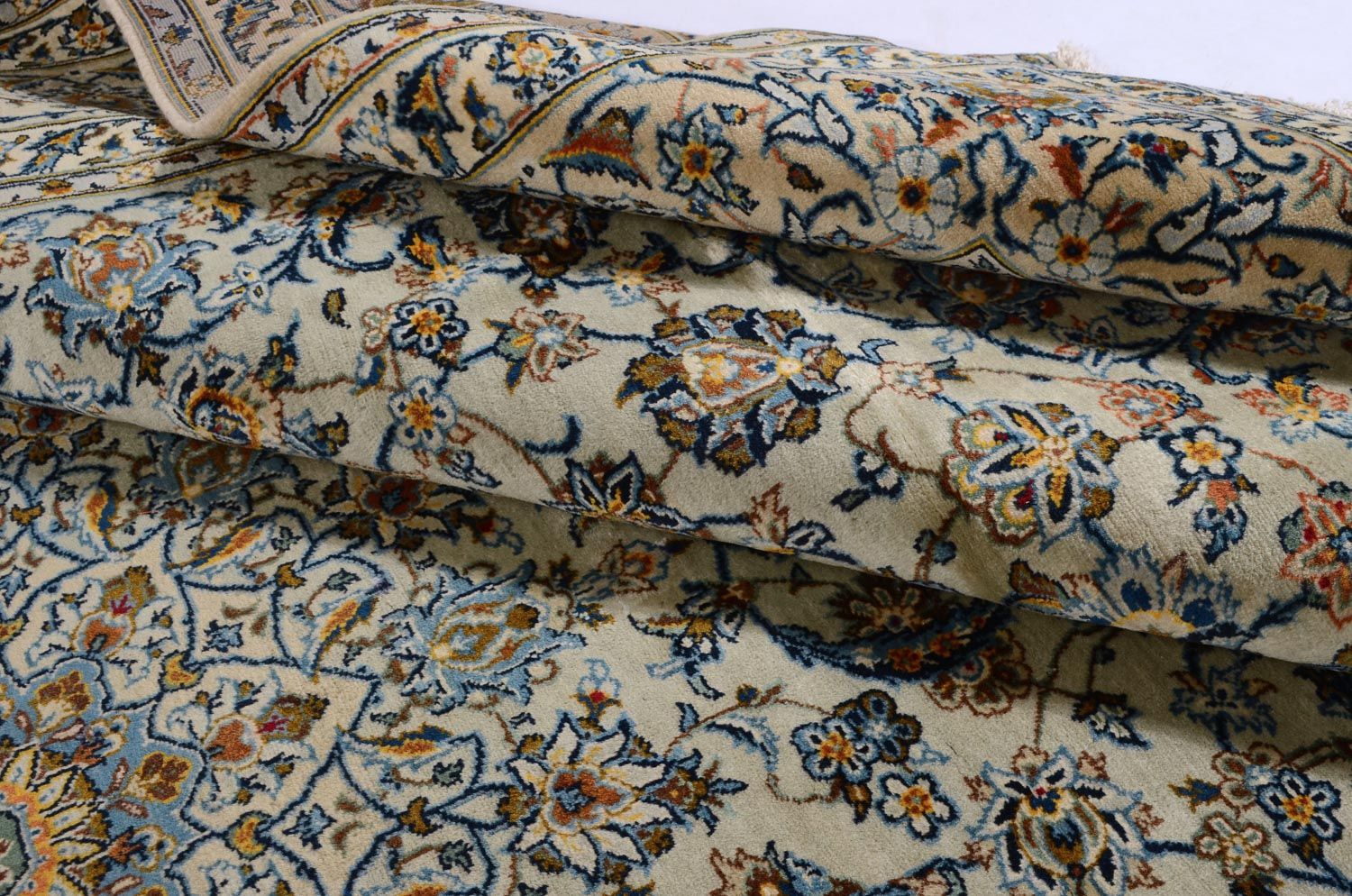Perserteppich - Keshan 363 x 240 cm - grün - Image 4