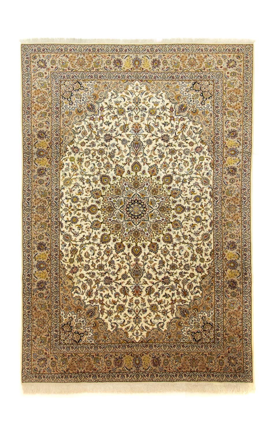Perserteppich - Keshan 364 x 250 cm - beige