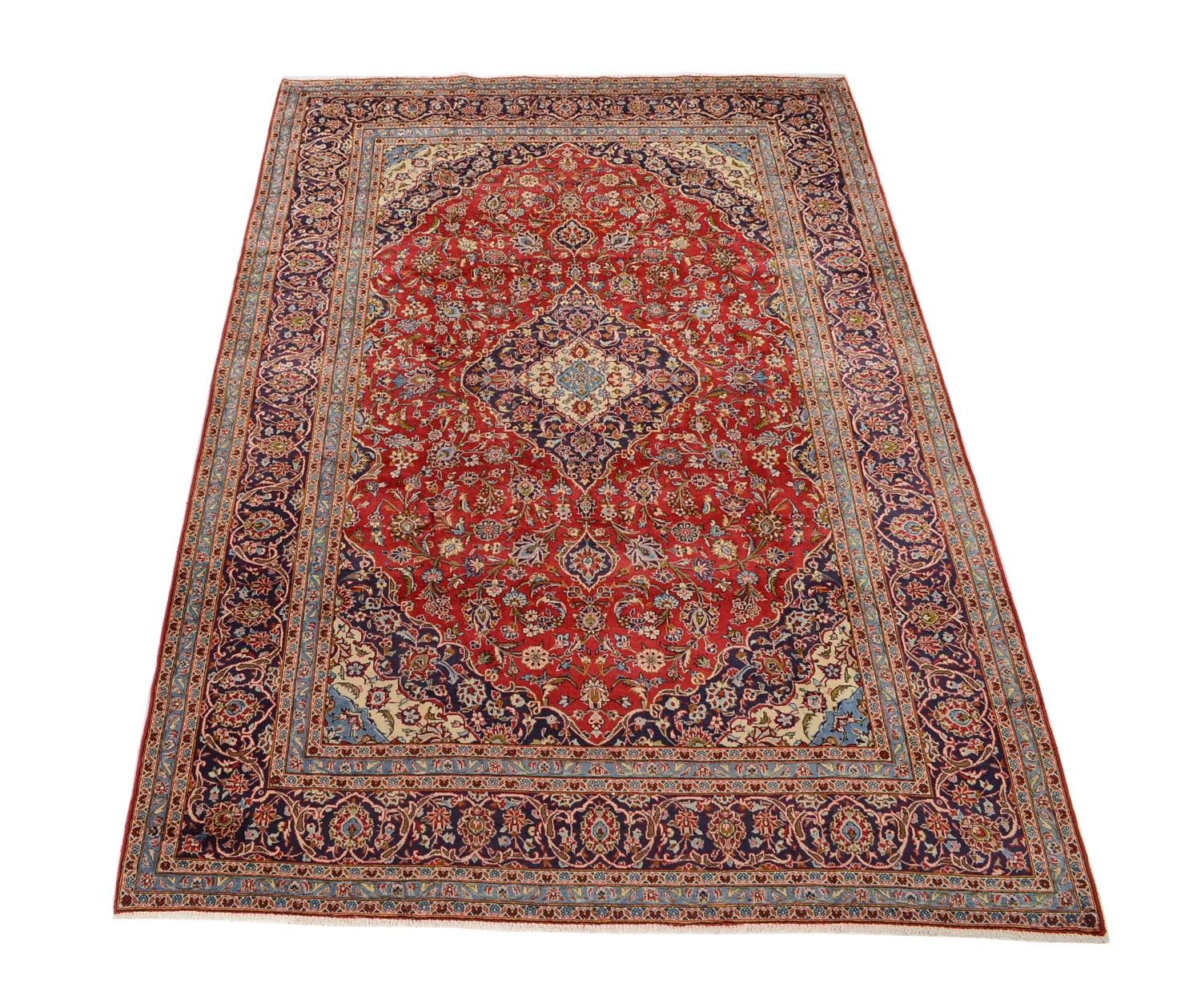 Perserteppich - Keshan 366 x 244 cm - rot - Image 5