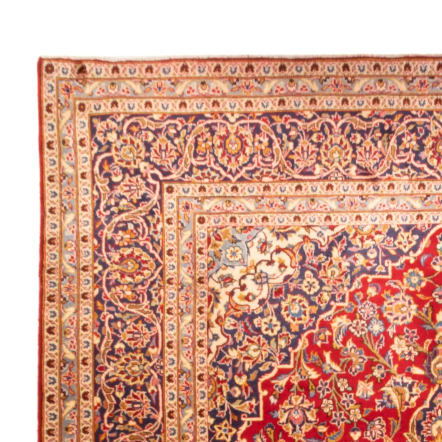 Perserteppich - Keshan - 368 x 246 cm - rot - Image 3