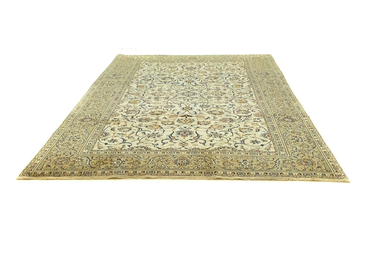 Perserteppich - Keshan 378 x 237 cm - beige - Image 5