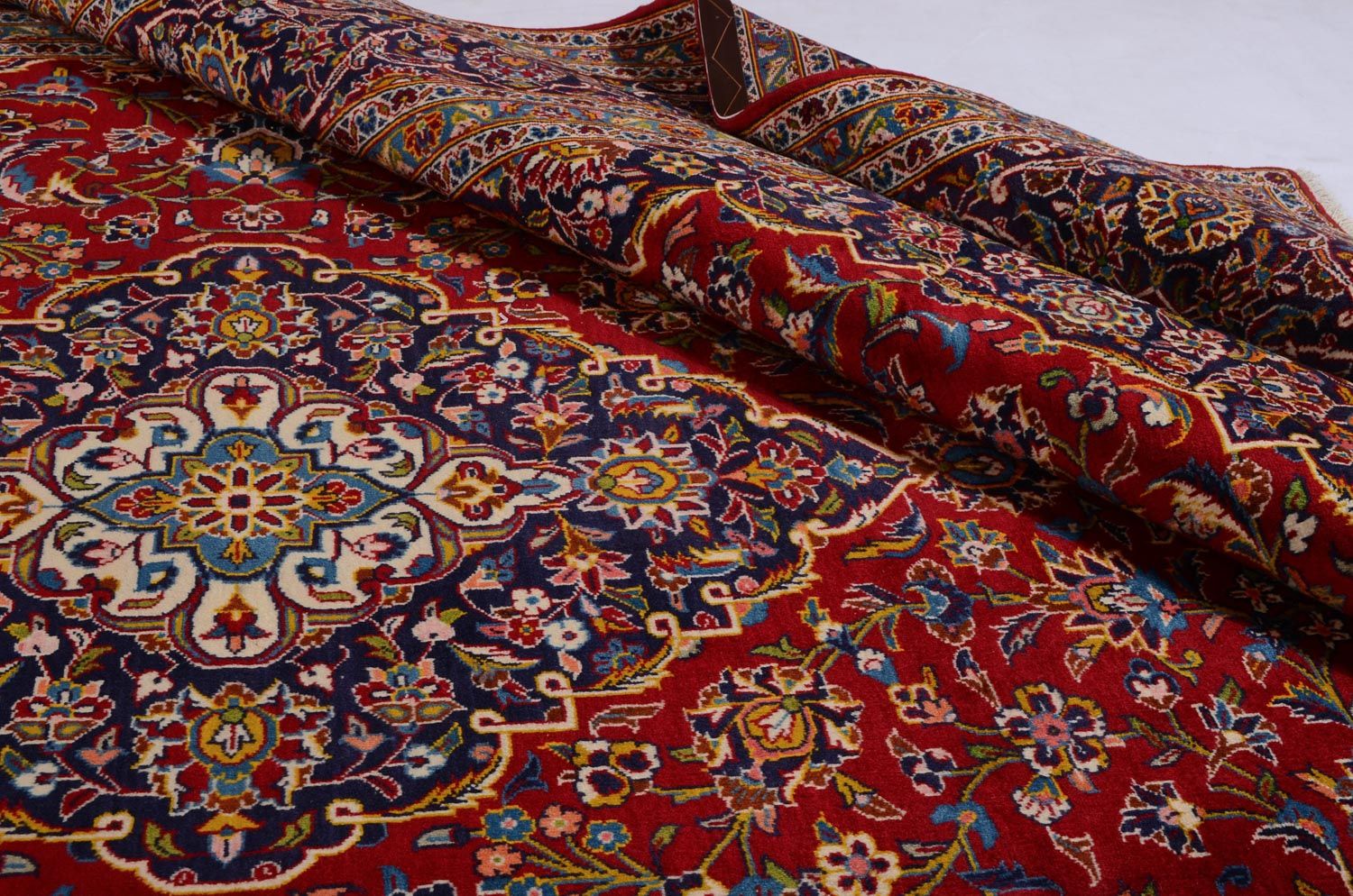 Perserteppich - Keshan 378 x 253 cm - rot - Image 4