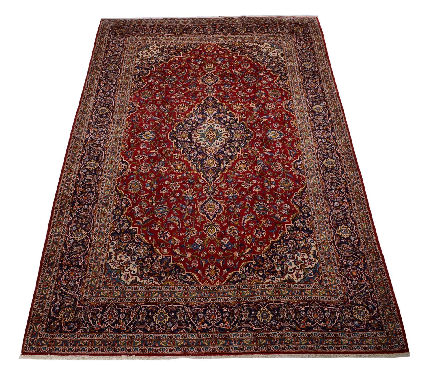 Perserteppich - Keshan 378 x 253 cm - rot - Image 5