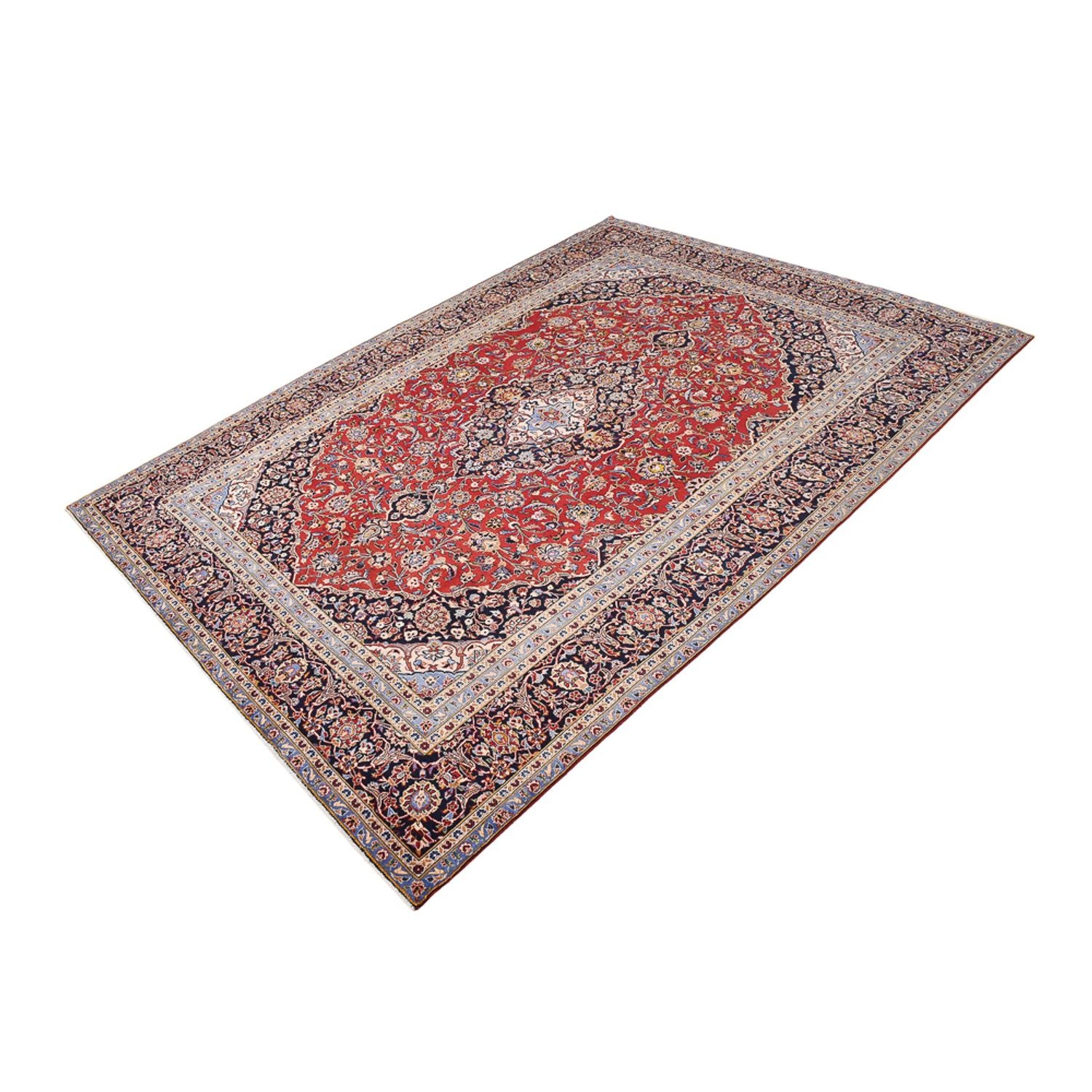 Perserteppich - Keshan - 378 x 285 cm - rot - Image 5