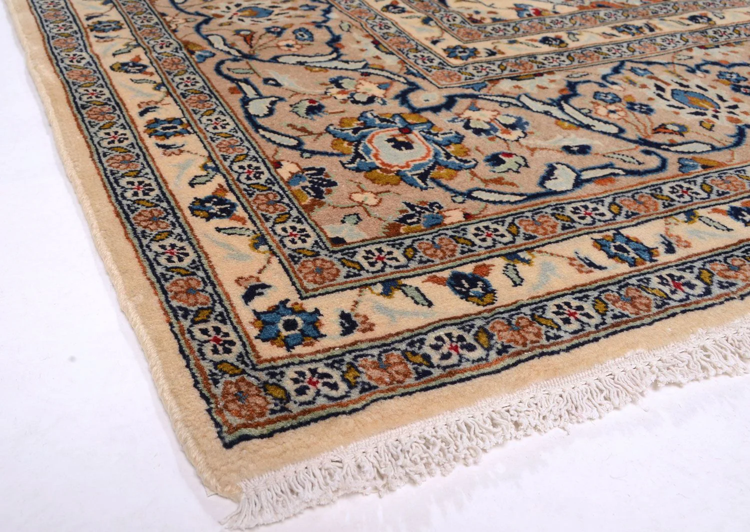 Perserteppich - Keshan 379 x 241 cm - beige - Image 3