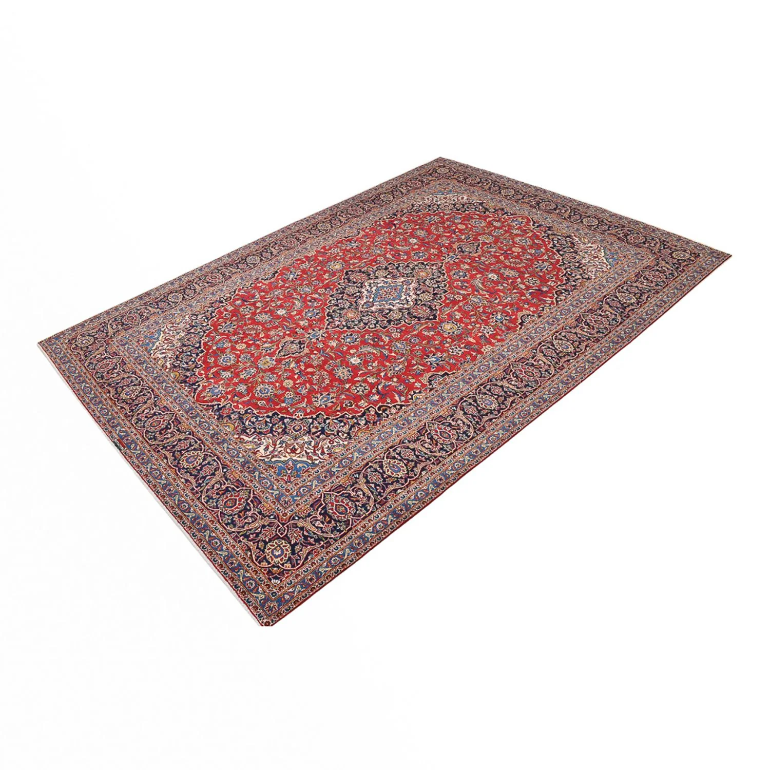Perserteppich - Keshan - 383 x 273 cm - rot - Image 5