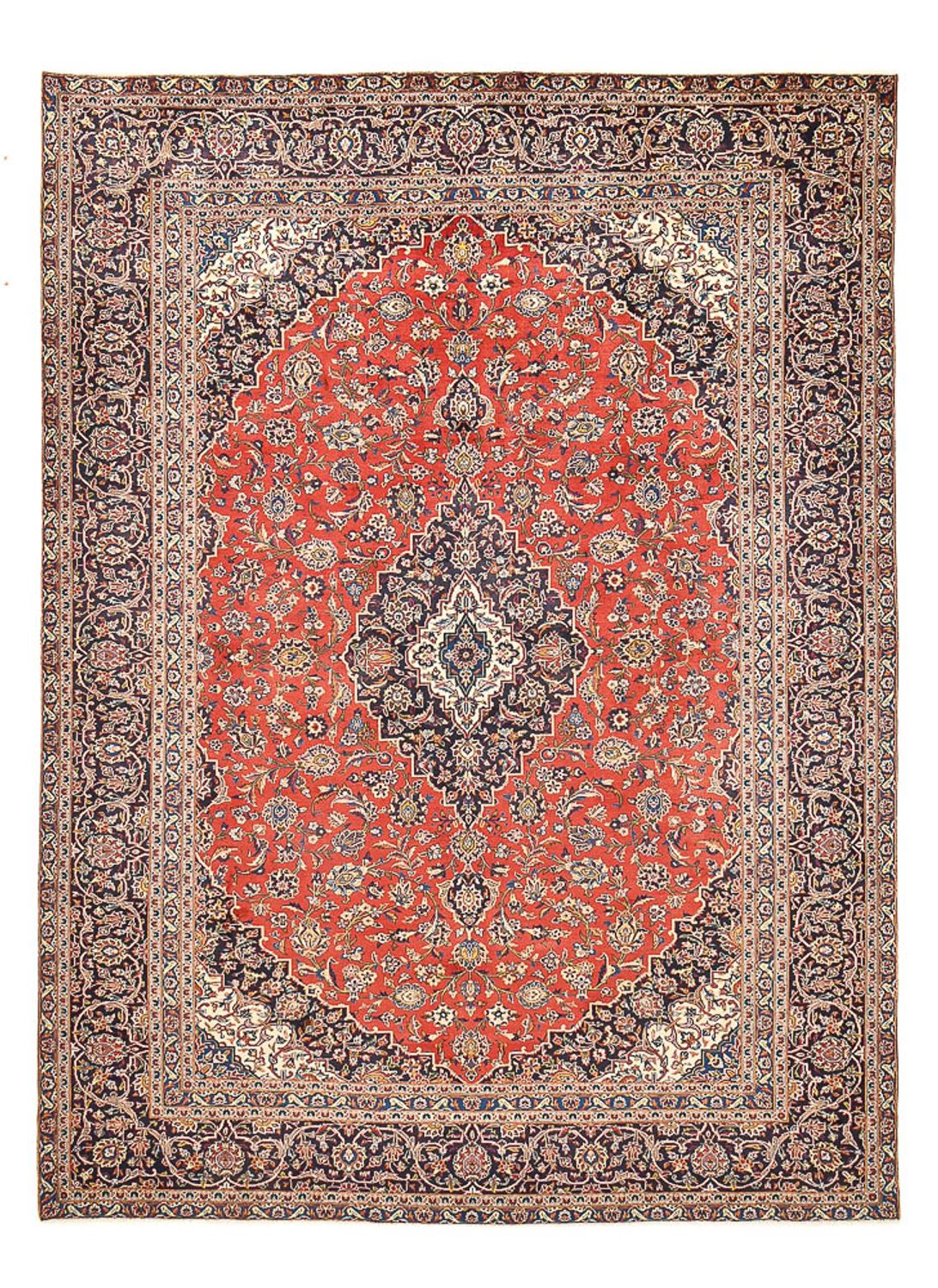 Perserteppich - Keshan - 387 x 285 cm - rot