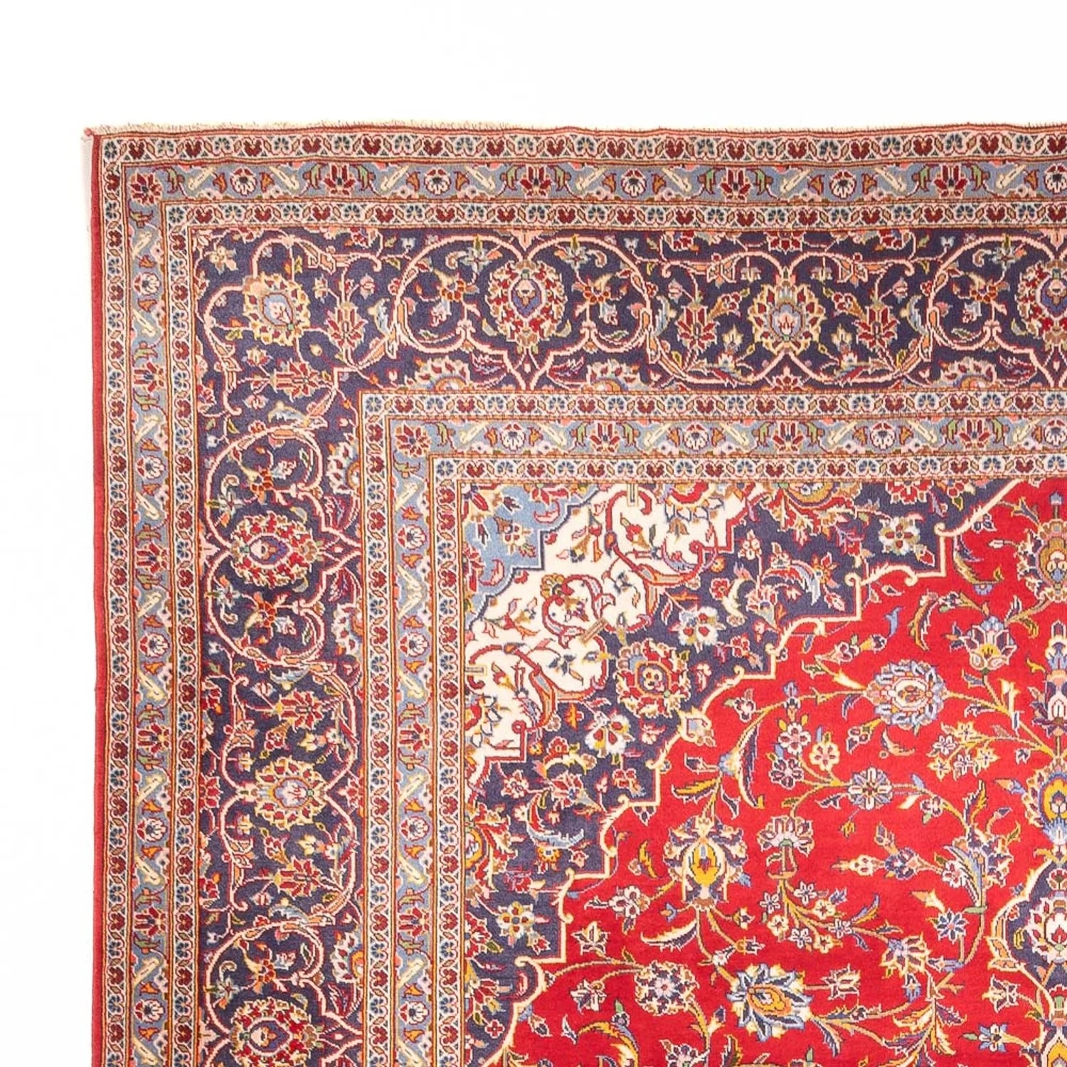 Perserteppich - Keshan - 390 x 295 cm - rot - Image 3