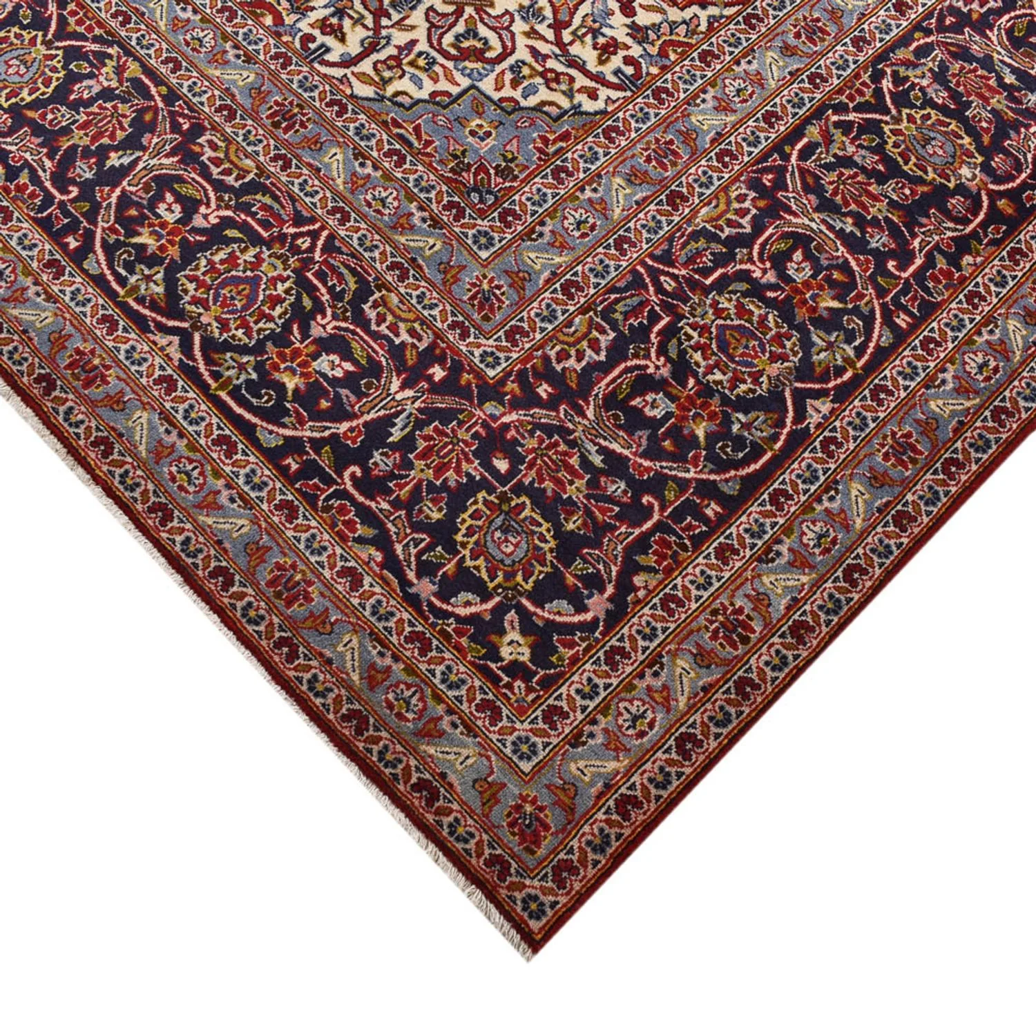 Perserteppich - Keshan - 393 x 294 cm - rot - Image 2
