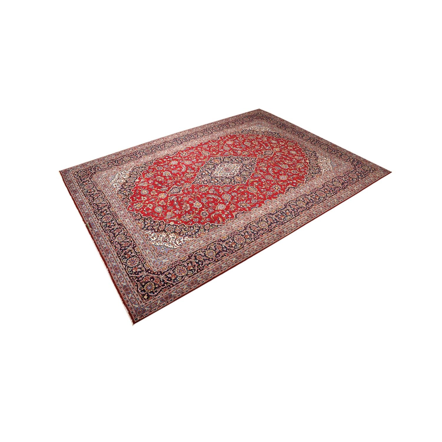 Perserteppich - Keshan - 393 x 294 cm - rot - Image 5