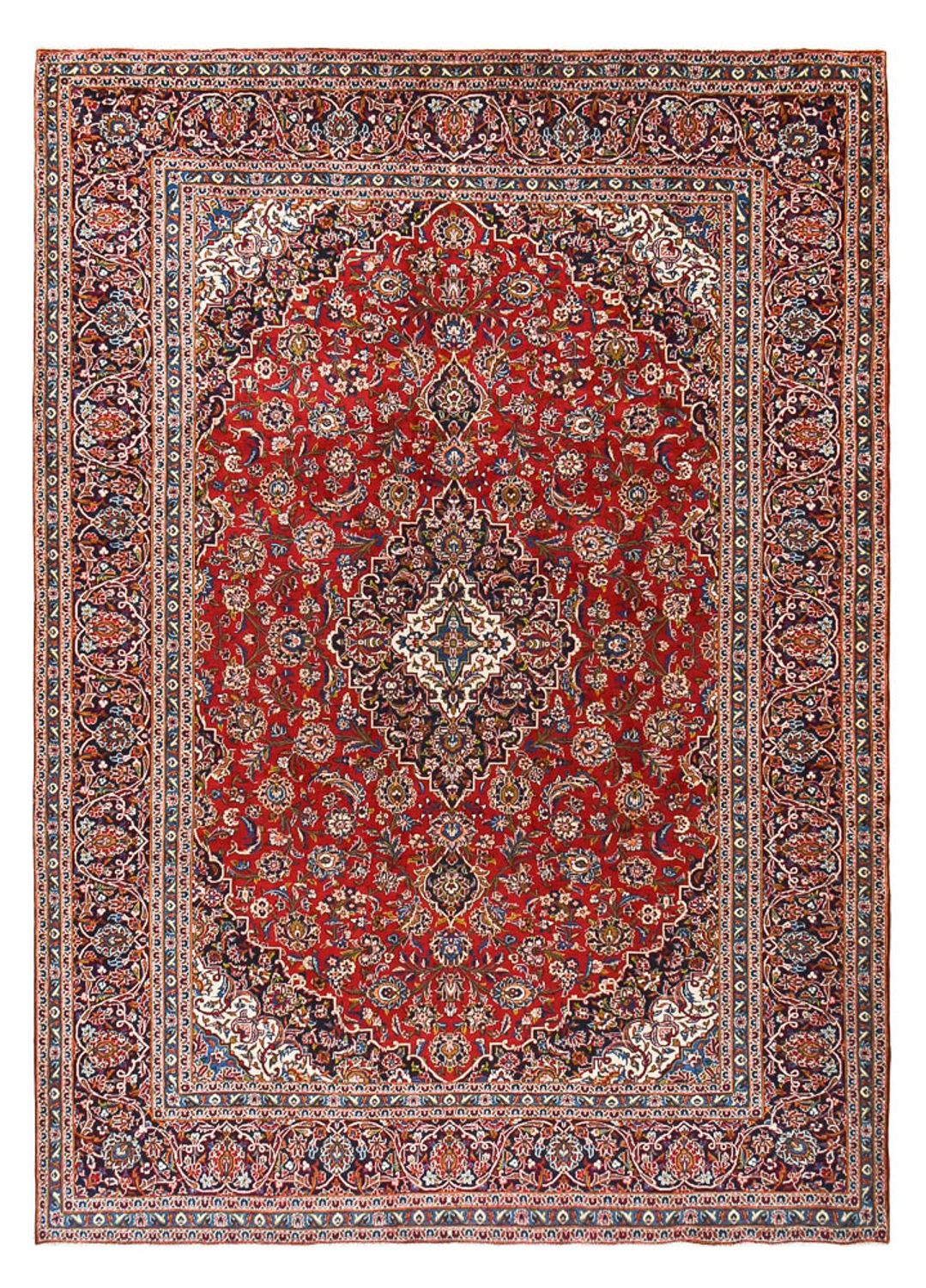 Perserteppich - Keshan - 395 x 288 cm - rot