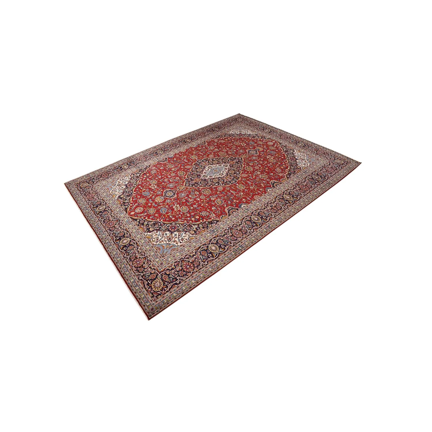 Perserteppich - Keshan - 395 x 295 cm - rot - Image 5