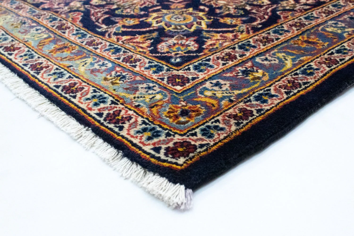 Perserteppich - Keshan 396 x 287 cm - blau - Image 3
