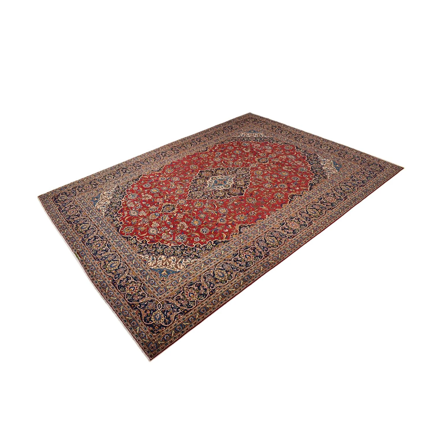 Perserteppich - Keshan - 396 x 301 cm - rot - Image 5