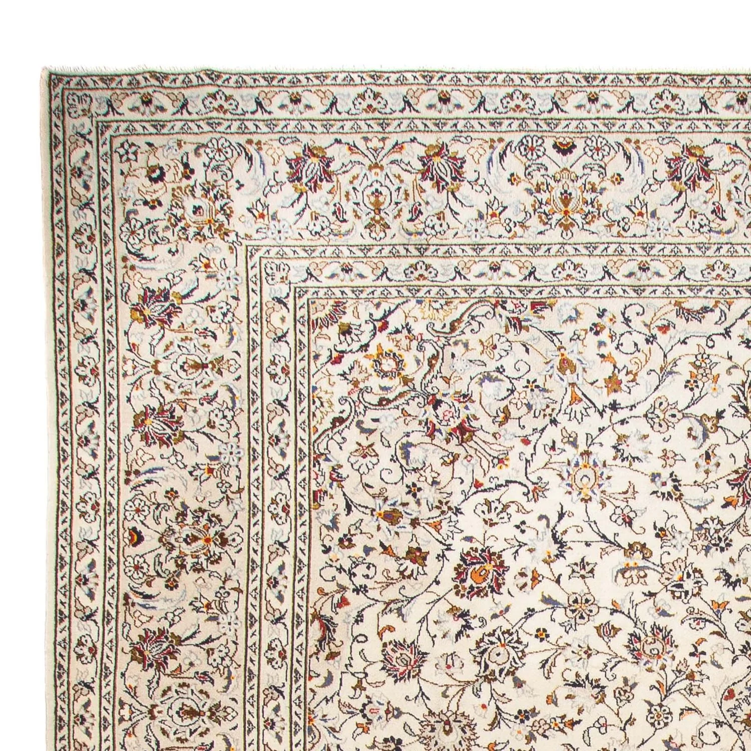 Perserteppich - Keshan - 398 x 295 cm - beige - Image 3