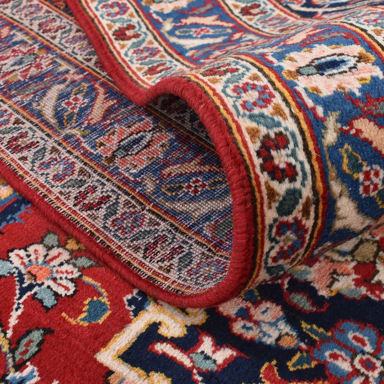 Perserteppich - Keshan - 398 x 306 cm - rot - Image 4