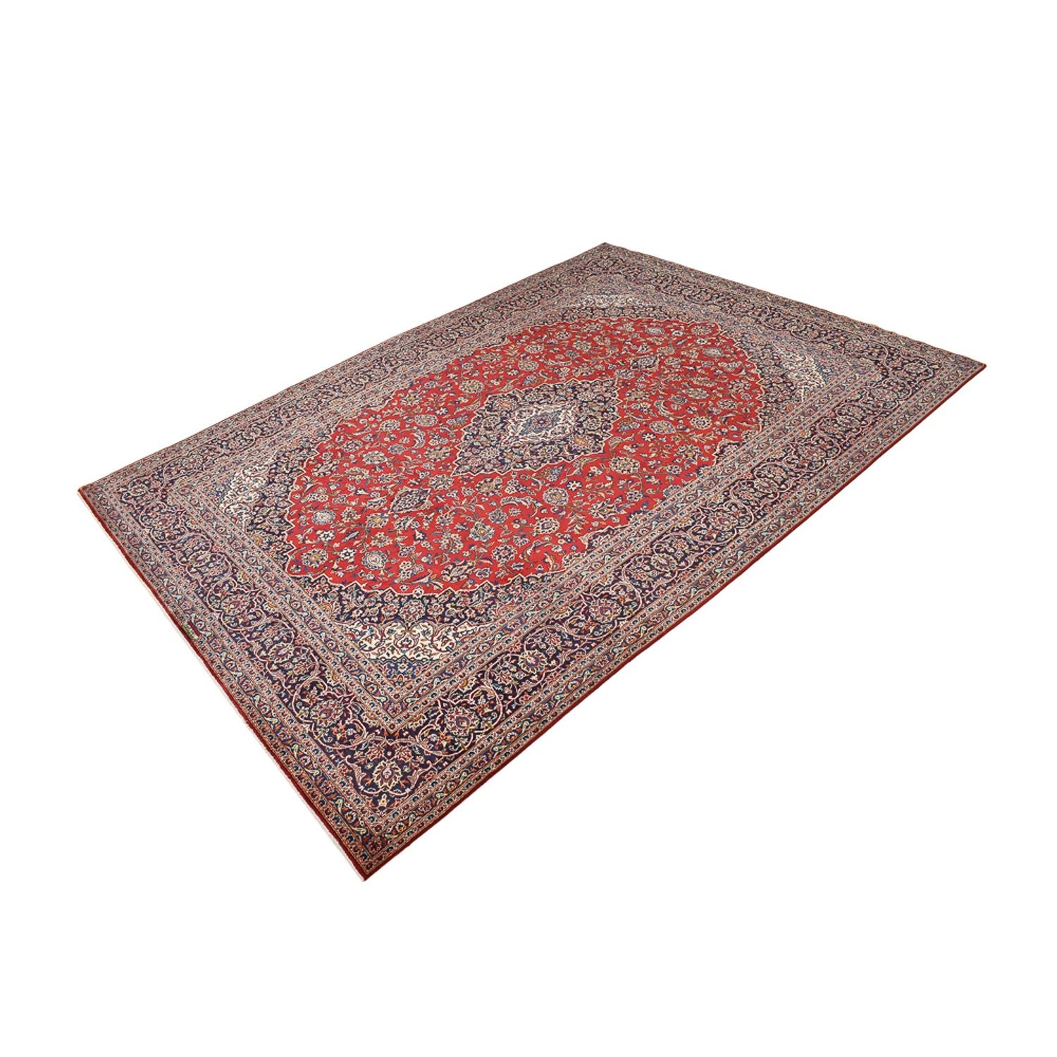 Perserteppich - Keshan - 399 x 293 cm - rot - Image 5